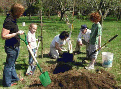 Arbor Day 2008 Celebrated At The Wakefield Estate